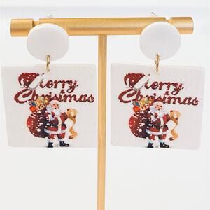 Christmas Santa Claus Earrings